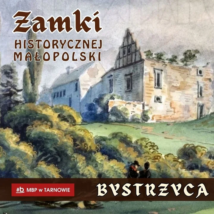 Po zamku zostało niewiele. Akwarela pokazuje ruiny z 1852 roku