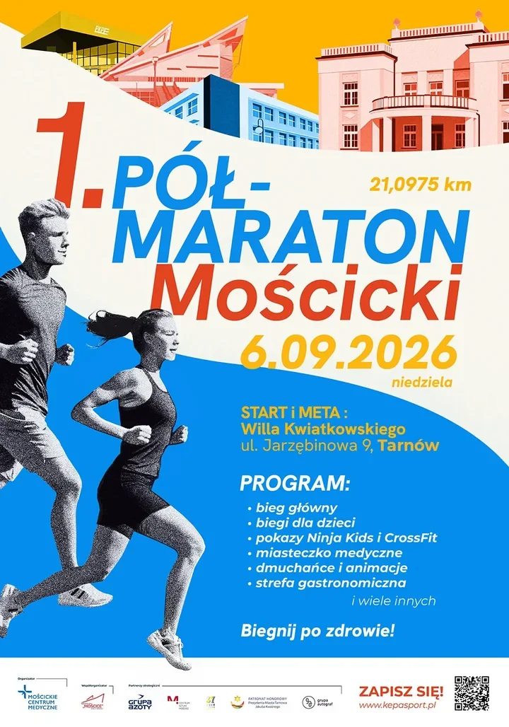 Ponad 21 kilometrów przez Mościce. Trwają zapisy na Półmaraton Mościcki