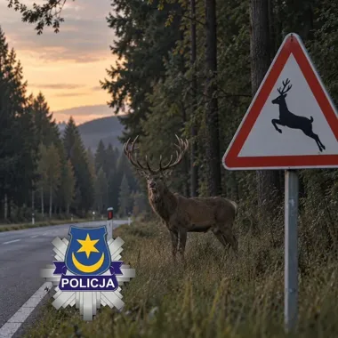 Rykowisko już się zaczyna - kierowcy muszą uważać na poboczach