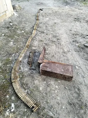 Skrzynka z amunicją z II wojny światowej znaleziona w Ilkowicach