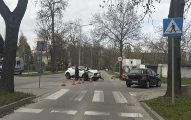 Na Mickiewicza piesza trafiła do szpitala, a potem doszło do drugiego zdarzenia