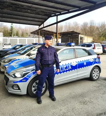 Z gór na patrol - dzielnicowy z Tarnowa, którego mieszkańcy widzą wszędzie