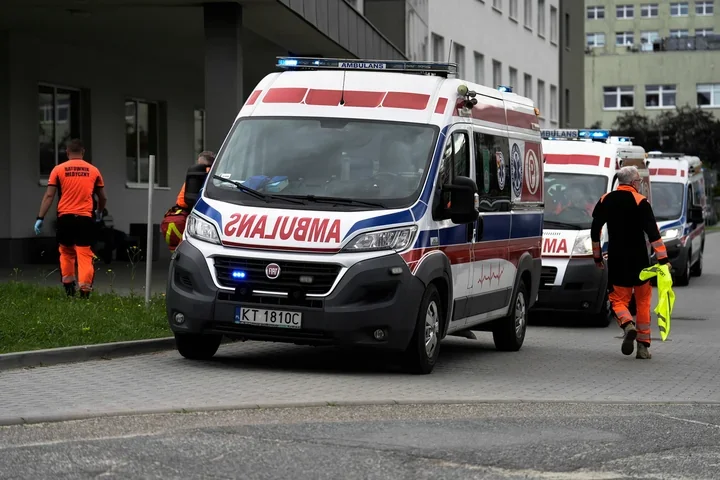 Zakładnicy, pożar i wielu poszkodowanych - służby ćwiczyły w tarnowskim szpitalu