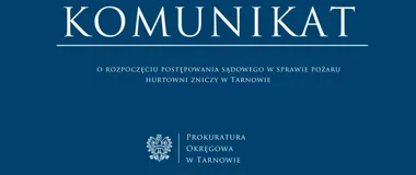 Pożar hurtowni zniczy w Tarnowie. Akt oskarżenia po śledztwie