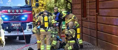 Ponad 100 strażaków ćwiczyło w gminie Zakliczyn. Cztery scenariusze akcji